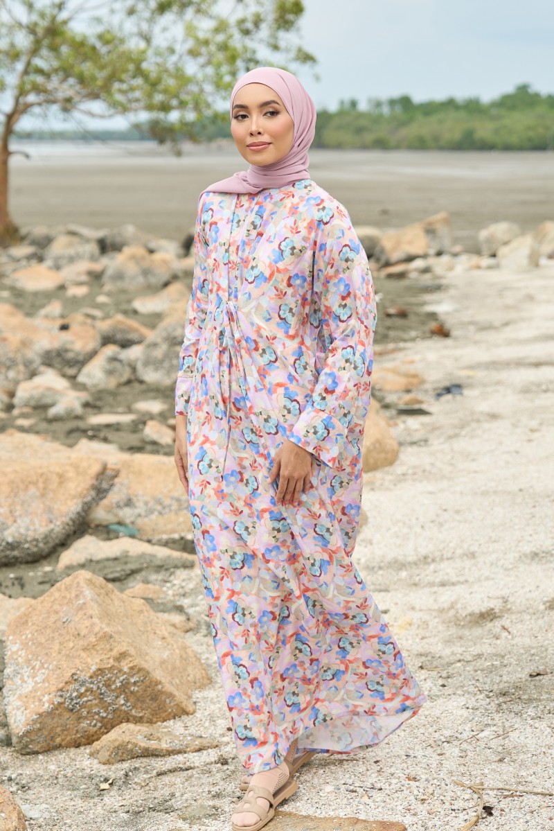 ZAFIRA Kaftan in Bianca