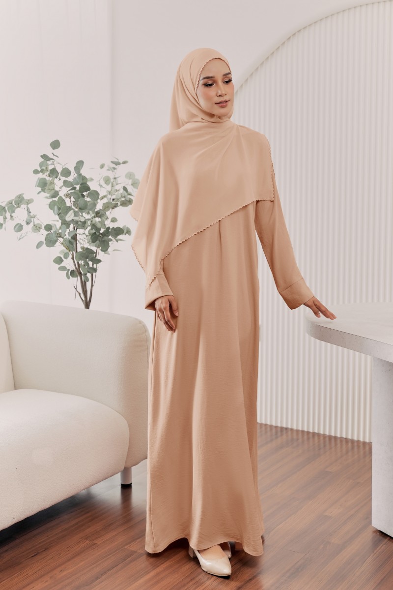 BELVA Kaftan in Dusty Peach