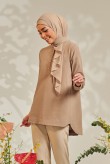 BEA Blouse in Soft Brown