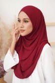 (AS-IS) Sadia Halfmoon in Maroon