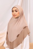 JIWA Tudung Sarung in Rosy Brown