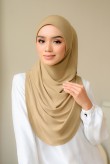 (AS-IS) Mega Tudung Sarung in Golden Brown