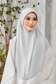 (AS-IS) SERA Slip On Hijab in Soft Grey