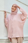MIKA Oversized Top in Soft Pink
