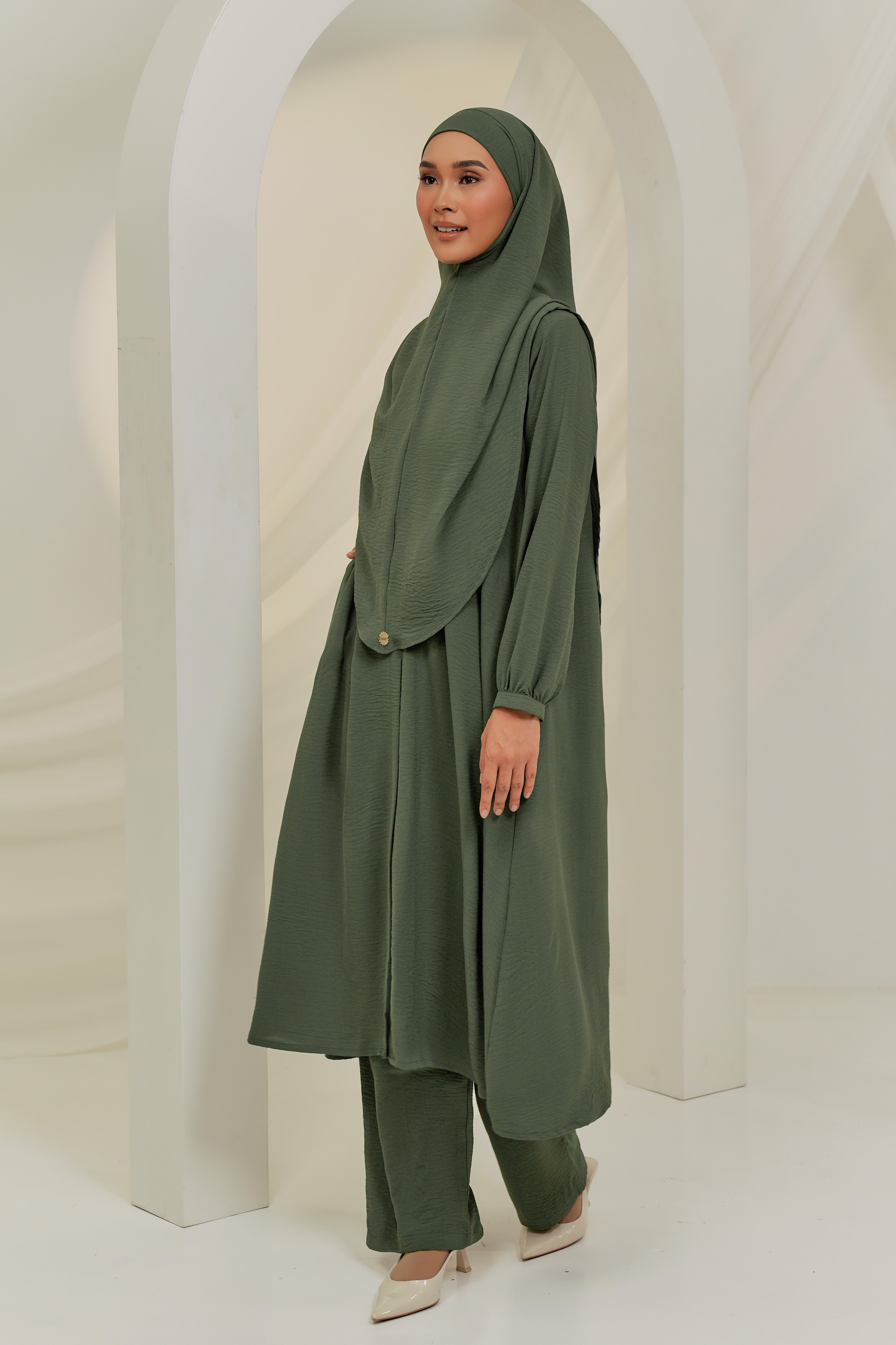 baju umrah set, baju umrah set baju dan seluar | Online Fashion | Shawl ...